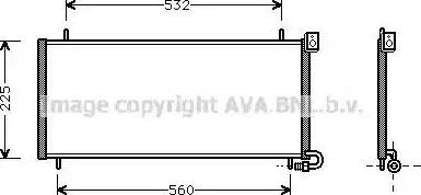 Ava Quality Cooling AU 5115 - Конденсатор, кондиціонер autozip.com.ua