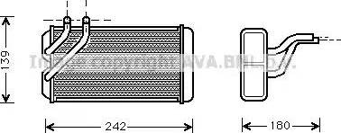 Ava Quality Cooling AU 6106 - Теплообмінник, опалення салону autozip.com.ua