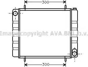 Ava Quality Cooling AU 2103 - Радіатор, охолодження двигуна autozip.com.ua