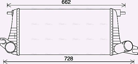 Ava Quality Cooling BW4577 - Интеркулер autozip.com.ua