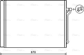 AVA BW5409D - Конденсатор, кондиціонер autozip.com.ua