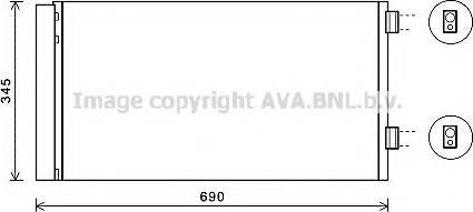 Ava Quality Cooling BW5414 - Конденсатор, кондиціонер autozip.com.ua