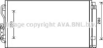 Ava Quality Cooling BW5434D - Конденсатор, кондиціонер autozip.com.ua