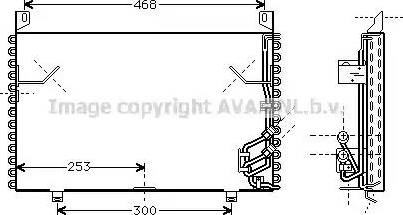 Ava Quality Cooling BW 5199 - Конденсатор, кондиціонер autozip.com.ua