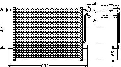 Ava Quality Cooling BW 5203 - Конденсатор, кондиціонер autozip.com.ua