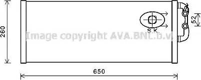 Ava Quality Cooling BW2422 - Радіатор, охолодження двигуна autozip.com.ua