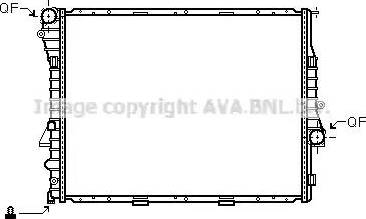 Ava Quality Cooling BWA2274 - Радіатор, охолодження двигуна autozip.com.ua