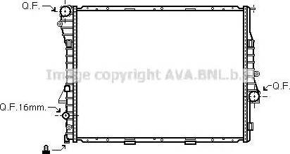 Ava Quality Cooling BW 2275 - Радіатор, охолодження двигуна autozip.com.ua