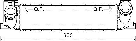 Ava Quality Cooling BWA4464 - Интеркулер autozip.com.ua