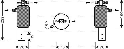 AVA BW D079 - Осушувач, кондиціонер autozip.com.ua