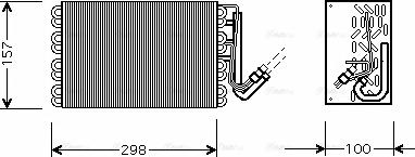 Ava Quality Cooling BW V308 - Випарник, кондиціонер autozip.com.ua