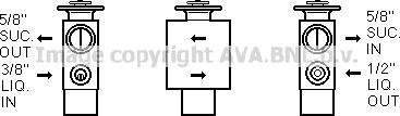 Ava Quality Cooling CL1005 - Розширювальний клапан, кондиціонер autozip.com.ua