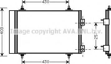 Ava Quality Cooling CN5240 - Конденсатор, кондиціонер autozip.com.ua