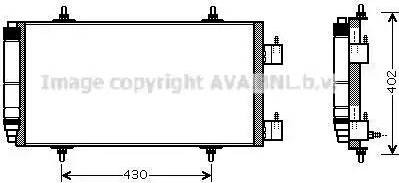 Ava Quality Cooling CN5226D - Конденсатор, кондиціонер autozip.com.ua