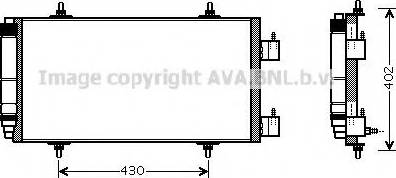 Ava Quality Cooling CN 5226 - Конденсатор, кондиціонер autozip.com.ua