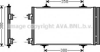 Ava Quality Cooling CN 5272 - Конденсатор, кондиціонер autozip.com.ua