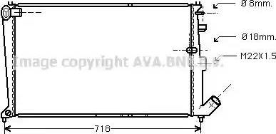 Ava Quality Cooling CN 2010 - Радіатор, охолодження двигуна autozip.com.ua