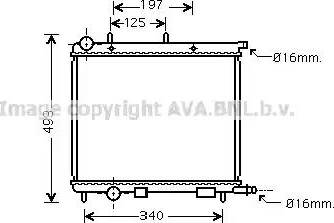 Ava Quality Cooling CNA2188 - Радіатор, охолодження двигуна autozip.com.ua