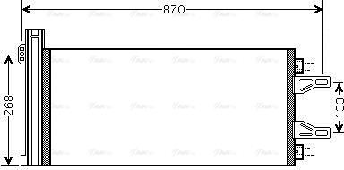 AVA CNA5248D - Конденсатор, кондиціонер autozip.com.ua