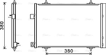 Ava Quality Cooling CNA5274D - Конденсатор, кондиціонер autozip.com.ua