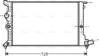 Ava Quality Cooling CNA2072 - Радіатор, охолодження двигуна autozip.com.ua