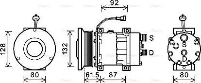 Ava Quality Cooling CPAK011 - Компресор, кондиціонер autozip.com.ua