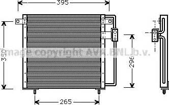 Ava Quality Cooling CR 5017 - Конденсатор, кондиціонер autozip.com.ua