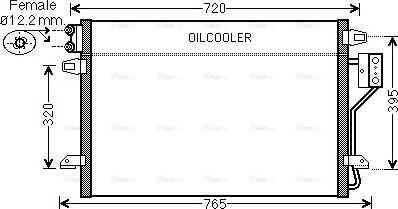 Ava Quality Cooling CR 5106 - Конденсатор, кондиціонер autozip.com.ua