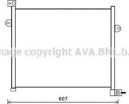 AVA CR5122 - Конденсатор, кондиціонер autozip.com.ua