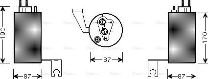 Ava Quality Cooling CR D084 - Осушувач, кондиціонер autozip.com.ua