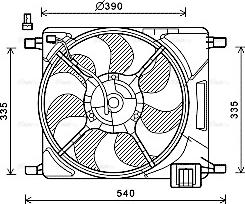 Ava Quality Cooling CT7501 - Вентилятор, охолодження двигуна autozip.com.ua