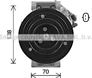 Ava Quality Cooling CTK079 - Компресор, кондиціонер autozip.com.ua