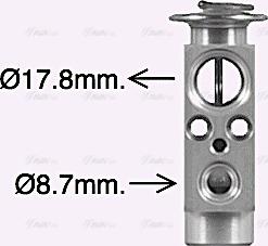 Ava Quality Cooling DF1095 - Розширювальний клапан, кондиціонер autozip.com.ua