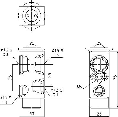 Ava Quality Cooling DF1110 - Розширювальний клапан, кондиціонер autozip.com.ua