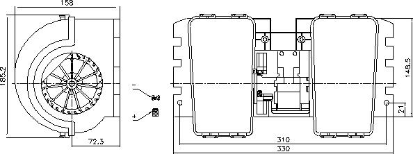 Ava Quality Cooling DF8107 - Вентилятор салону autozip.com.ua