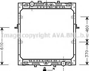 Ava Quality Cooling DFA2012 - Радіатор, охолодження двигуна autozip.com.ua