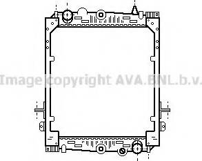 Ava Quality Cooling DFA2023 - Радіатор, охолодження двигуна autozip.com.ua