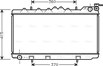 Ava Quality Cooling DN 2094 - Радіатор, охолодження двигуна autozip.com.ua