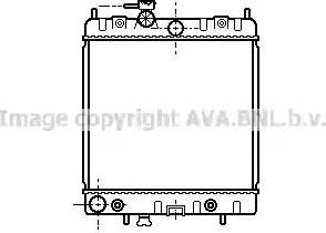 Ava Quality Cooling DN 2131 - Радіатор, охолодження двигуна autozip.com.ua