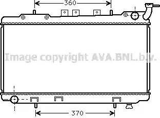 Ava Quality Cooling DN 2176 - Радіатор, охолодження двигуна autozip.com.ua