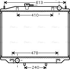 Ava Quality Cooling DN 2300 - Радіатор, охолодження двигуна autozip.com.ua