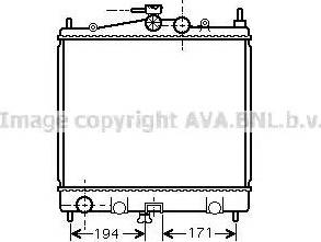 Ava Quality Cooling DN 2247 - Радіатор, охолодження двигуна autozip.com.ua