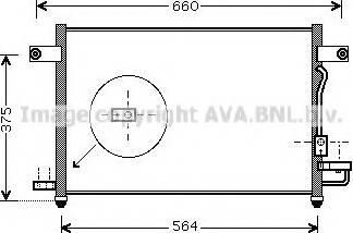 Ava Quality Cooling DW 5049 - Конденсатор, кондиціонер autozip.com.ua