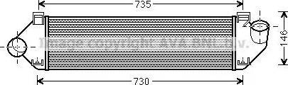 Ava Quality Cooling FD 4438 - Интеркулер autozip.com.ua