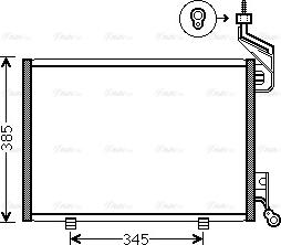 Ava Quality Cooling FD5444 - Конденсатор, кондиціонер autozip.com.ua