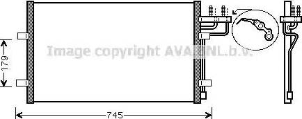 Ava Quality Cooling FD 5367 - Конденсатор, кондиціонер autozip.com.ua
