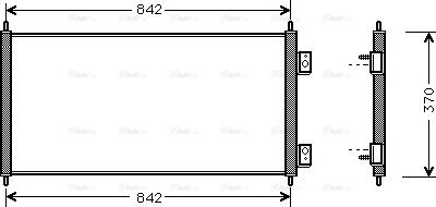 AVA FD 5303 - Конденсатор, кондиціонер autozip.com.ua