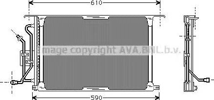 Ava Quality Cooling FDA5258 - Конденсатор, кондиціонер autozip.com.ua