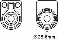 Ava Quality Cooling FD3624 - Масляний радіатор, рухове масло autozip.com.ua