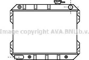 AVA FD 2091 - Радіатор, охолодження двигуна autozip.com.ua